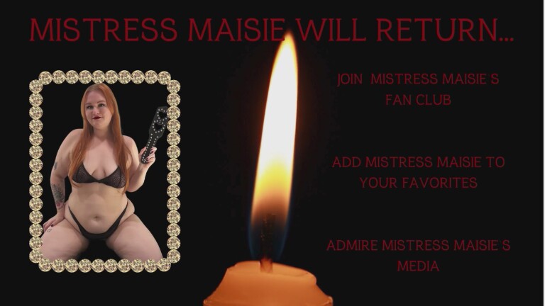 MistressMaisieWilder's Streamate show and profile